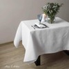 Linen & Cotton Jacquard Damask Tablecloth Table Linen Waverly -