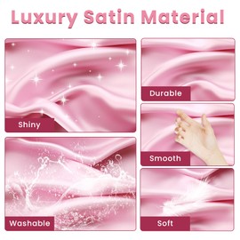 AILOOCEDI Pink Giant Bow Themed Party Decorations 98.4" L x 70.9" W Extra Large Satin Bow for Wedding Birthday Arch Wall Tree Decor