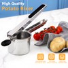 KAYCROWN Potato Ricer, Heavy Duty Stainless Steel Potato Masher and