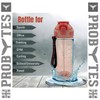 Smart Design Sip on Ergonomic Clear 800ml Water Bottle -