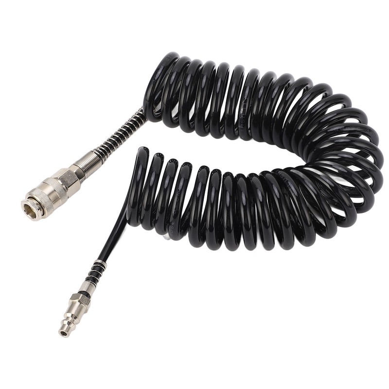 Recoil Air Hose Pressure Resistant Durable Flexible Lightweight Coiled Air