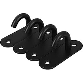 4Pack Ganchos de Acero Inoxidable para Comedero de Caballos, Ganchos Estables para Cubo de Caballo y Comedero, Accesorios para Granero y Estable, Ideal para Colgar Cubo de Agua