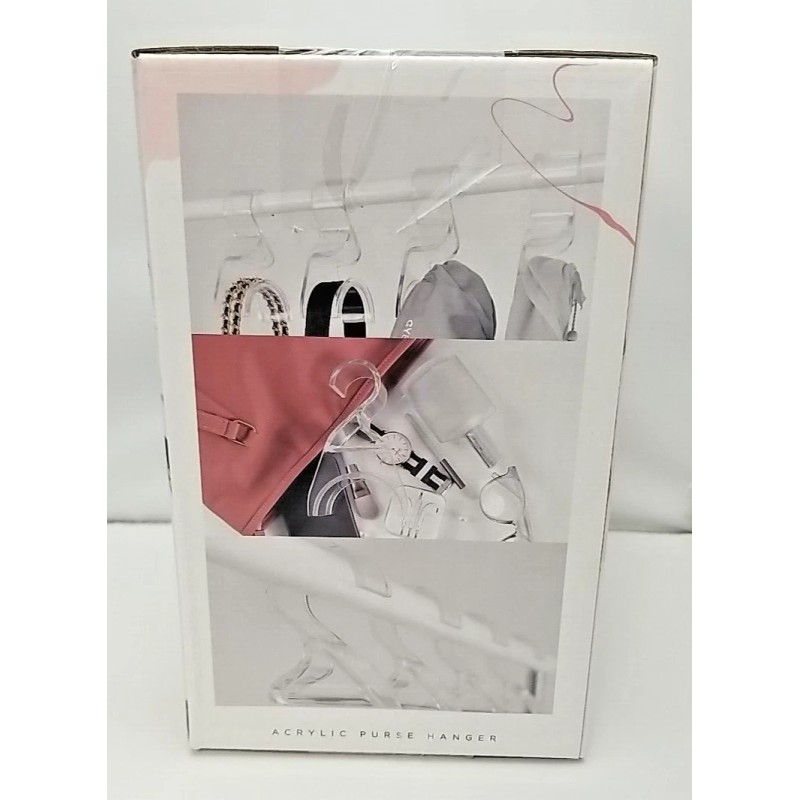 WIOSI - 6" TALL CLEAR ACRYLIC PURSE HANGER / HANDBAG