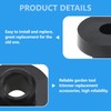 6PCS 33/64in Fuel Tank Grommet Bushing, Rubber Fuel Tank Bushing