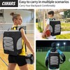 Ciihars Soccer Backpack,Soccer Bag with Ball Holder, Includes Separate Cleat