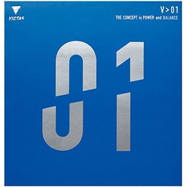 VICTAS V>01 Table Tennis Rubber (Red, MAX)