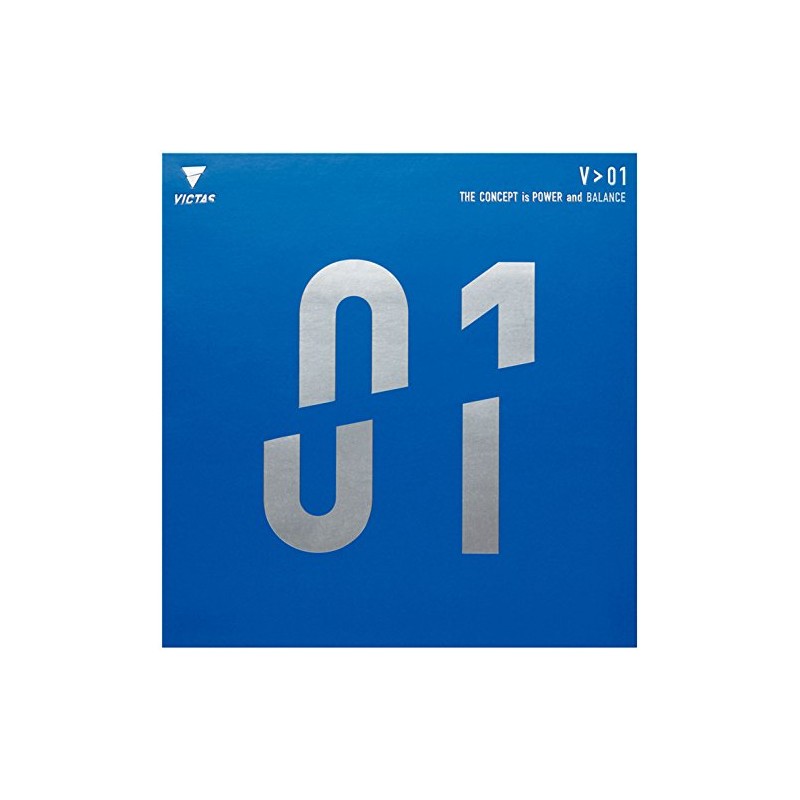 VICTAS V>01 Table Tennis Rubber (Red, MAX)