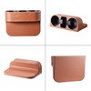 AuMoHall Brown Multifunctional Car Cup Holder Car Seat Organizer Gap