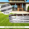 GADI Raised Garden Bed Kit for Vegetables Flower Galvanized Metal
