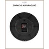 LUUK LIFESTYLE Modern Quartz Wall Clock in Scandinavian Design with