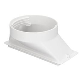 Air Conditioner Exhaust Hose Connector, 5in Diameter AC Rectangular Coupler Portable Exhaust Duct Interface for 130mm Hose