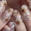 DOLIROLI Press On Nails Almond, Salon Quality Nails Art, for