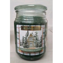 Old East Main Co. New Old East Main Holiday Style Candle Frosted Cypress & Juniper Christmas 18 oz