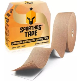Spartos 스파르토스 키네시오리 테이프 - 벌크 대형 점보 무료 테이핑 가이드 프로 운동 스포츠 및 지원 록테이프 [Midnight Black] Spartos Kinesiology Tape - Bulk Large Jumbo Free Taping Guide Pro Exercise Sports and Support Rock Tape [Midnight Black]