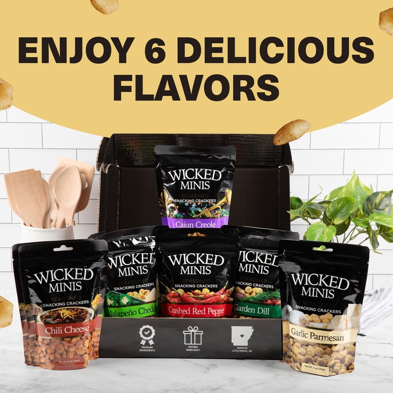 Wicked Minis Soup & Oyster Crackers - Saltine Crackers Salted