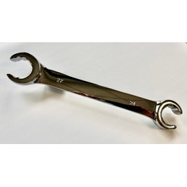 Underfloor Heating Manifold Spanner, 27/24mm Double-Ended, for Flow Meter and Eurocone Adjustment