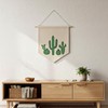 LXUEJIE 2 Pcs Blank Pennant Flag, Cotton Canvas DIY Banner,