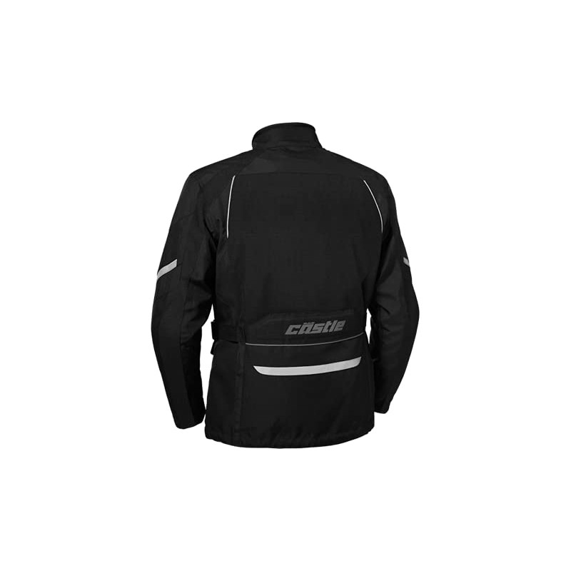 Castle Mission Air Men's Motorcycle Jacket Black Large