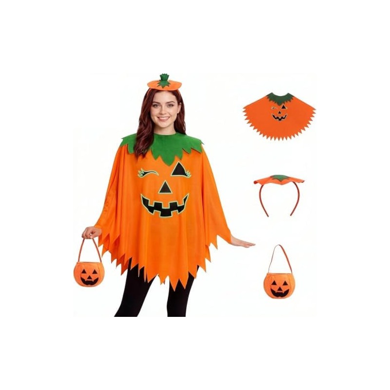 KIROGILY 3Pcs Disfraz Halloween Mujer, Accesorios de Disfraz Halloween