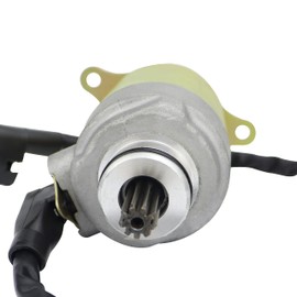 SuLyLa GY6 Starter for 125cc 150cc Scooter Moped Chinese ATV Go Kart Trike Dune Buggys Quad 4 Wheelers for Baja for Taotao for Icebear for Roketa for Jonway for Peace with Idle Gear & Relay