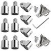 Bimini Top Hardware Kit, 12 PCS Replacement Parts Set Eye