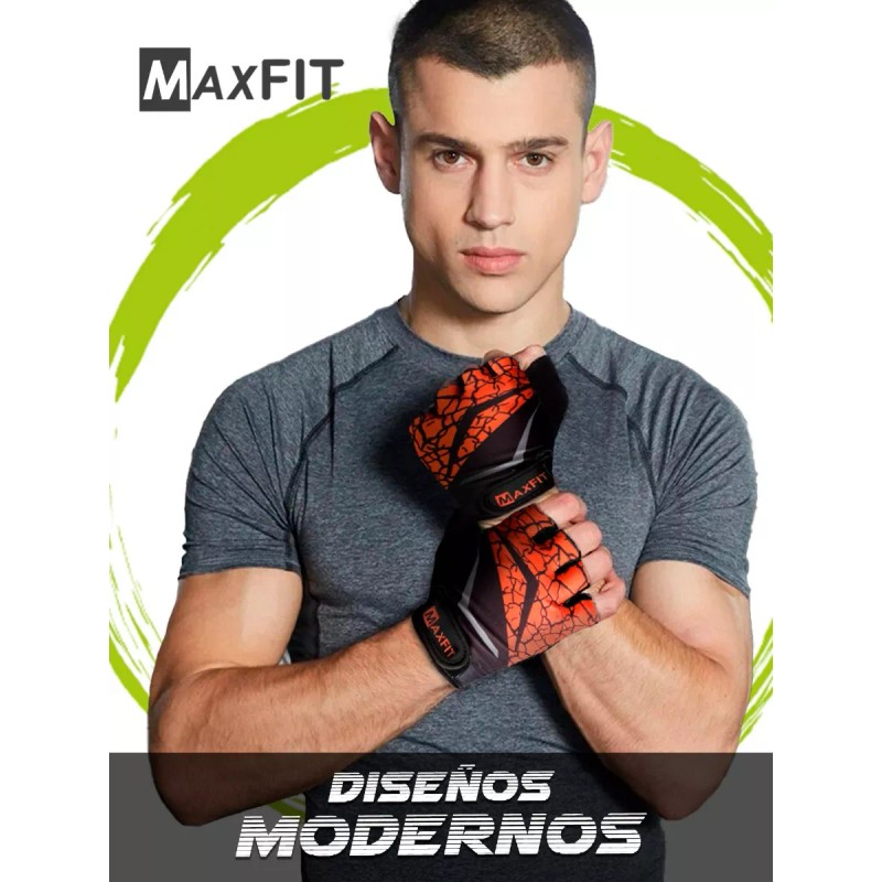 Maxfit Guantes Gym Tacticos Pesas Crossfit Gimnasio Maxfit St007