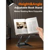 Tounee Book Stand, Telescopic Book Holder Stand, Adjustable Height Pull