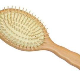 Large Wooden Cushion Hair Brush Scalp Massage