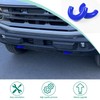Bilisin Rear Bumper Tow Hook Covers for Ford Bronco 2021-2024+