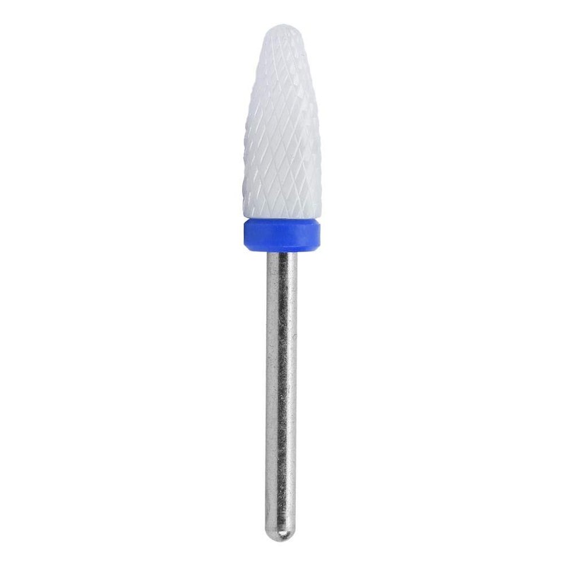 Ceramic Nail Drill Bit Corn-Head-Shape Professional Grinding Head for Nail