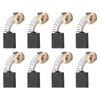 sourcing map 8 Pack Carbon Brushes Set Replaces 17x13x6.5mm for Most Power Tools Electric Hammer Drill Motor Circular Saws Replacement Part