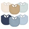 ARTSHU ARTSHU Muslin Baby Bibs 6 Pack for Unisex Girls