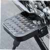 Zerodeko 2Pcs Foldable Backseat Bike Pedals Durable Cycling Rear Wheel