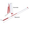 Folding Blind Cane Aluminum Alloy Prevent Slip Reflective Foldable Blind