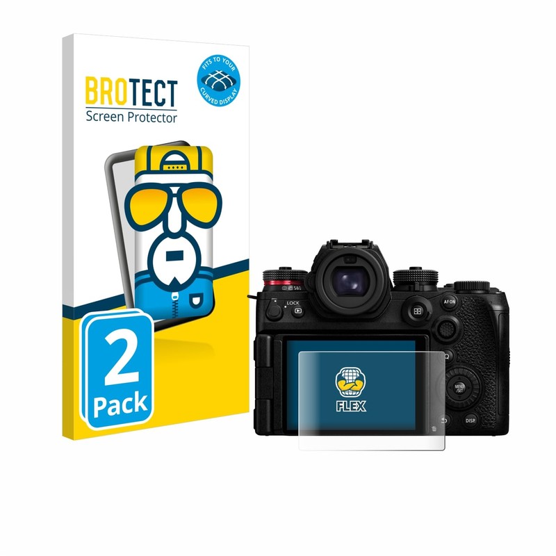 brotect 3D Curved Screen Protector compatible with Panasonic Lumix S1R