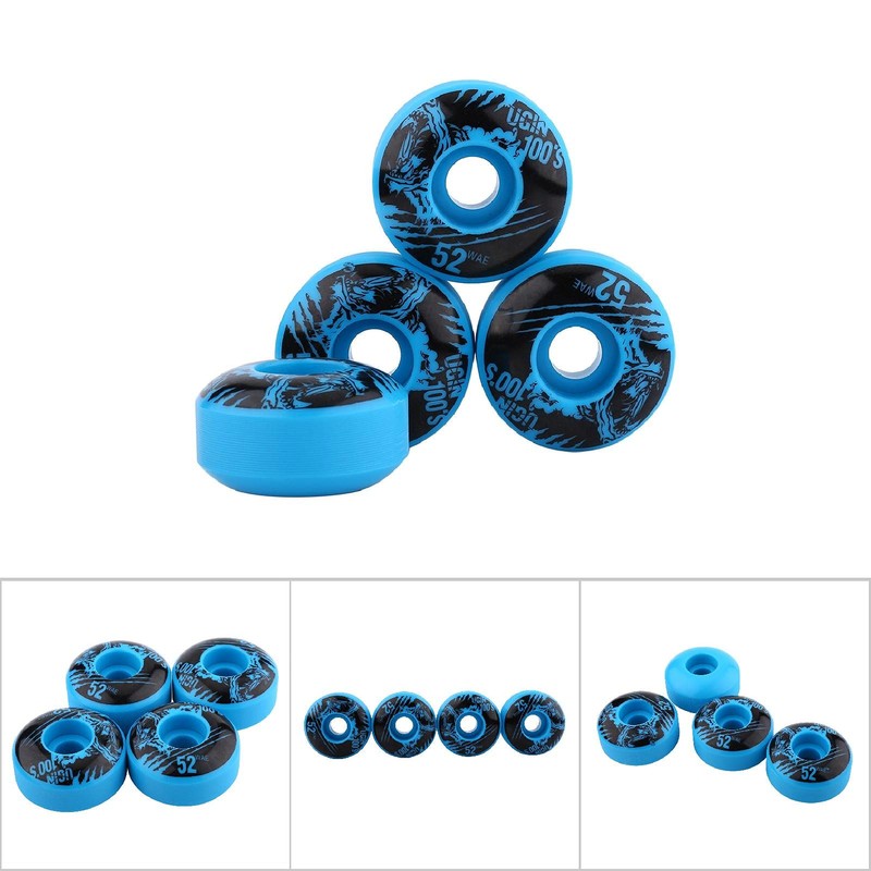 Tyenaza Skateboard Wheels, 52mm x 30mm 4 pcs/set Outdoor Classic