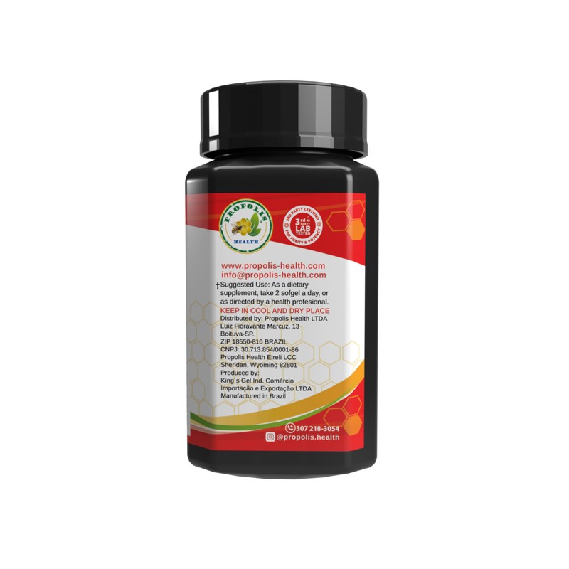 Propolis Health Red Propolis - Bee Red Propolis 90 Capsules