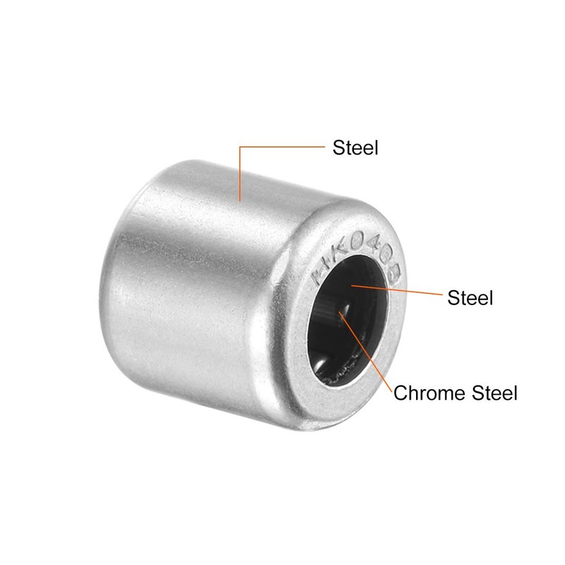 sourcing map HK0408 Needle Bearing 4 mm Bore 8 mm