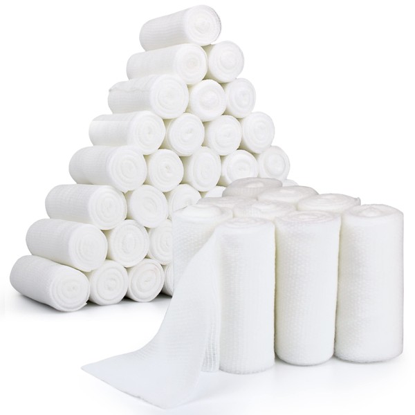 Gauze Bandage Rolls –36 Rolls- Premium First Aid Supplies for