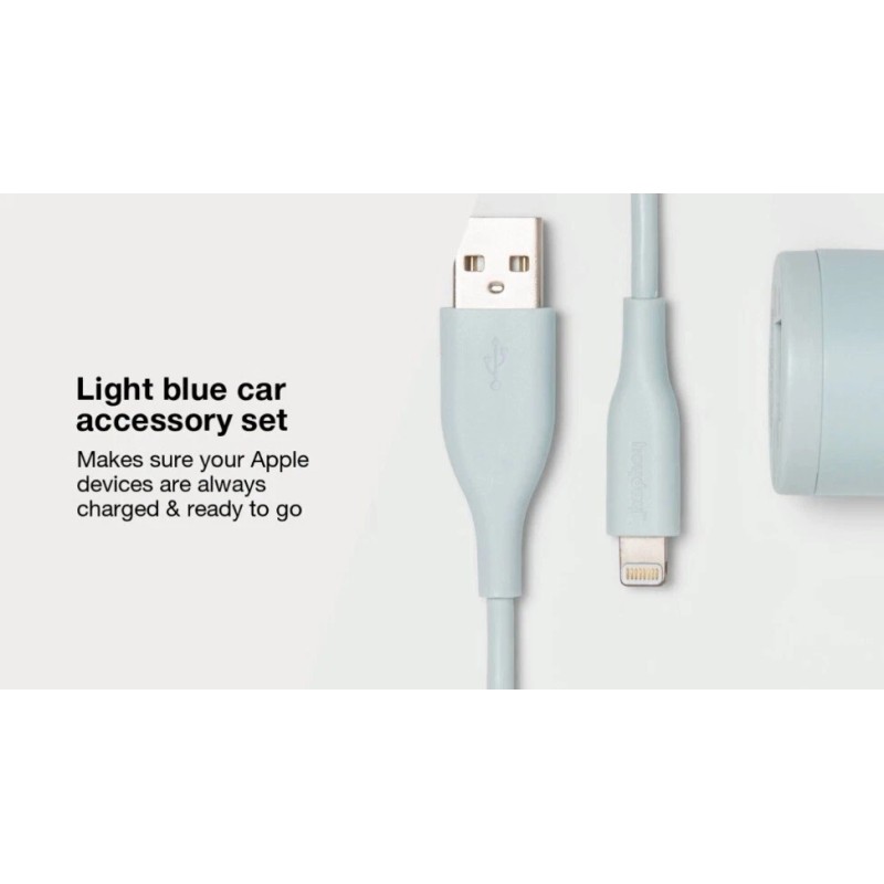 Heyday 6ft. Car Charging Kit - USB-C to USB-C -