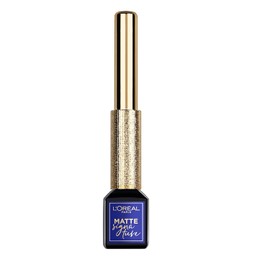 L'Oreal Paris Makeup Matte Signature Liquid Dip Eyeliner, Waterproof, Precise and Easy Application, All Day Wear, Vivid Matte Finish, Blue, 0.07 fl; Oz.