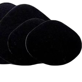 Colcolo 4X Shoe Heel Repair Patches Heel Hole Stickers Practical for Men/Women for Most Types of Shoes Inside Shoe Patches for Holes, Black