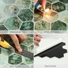 Miscasa Peel and Stick Hexagon Backsplash Tile, Self Adhesive Glossy