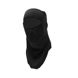 X AUTOHAUX Half Pack Triangle Towel UV Face Shield Polyester Filter Multipurpose Neck Gaiter Mask Sun Protection Breathable Black 1 Pcs