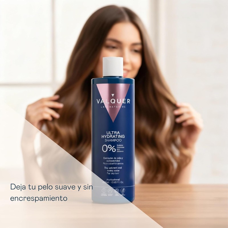 Valquer Pack Ultra Hidratante Shampoo, Mascarilla y Acondicionador Bifásico.
