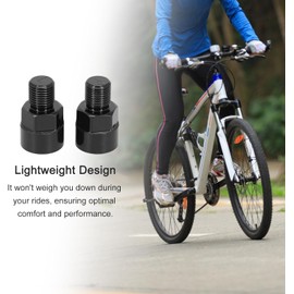 Bike Pedal Adapter 1/2 to 9/16 Inch Aluminum Alloy Fits 9/16 Inch Threaded Bicycle Pedals for Road Bike Road Bike 2 Pack