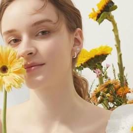 Stud Earrings Set Silver Stud Earrings Small Hoop Sleeper Cartilage Huggie Silver Earrings for Women Girls Men, Sterling Silver, Zircon