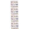 Healeved 240pcs Cherry Nail Charms and Rhinestones Nail Gems for