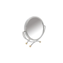 Danielle Kosmetik-Standspiegel 20 cm 10-fache Vergrößerung Chrom/Gold