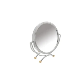 Danielle Kosmetik-Standspiegel 20 cm 10-fache Vergrößerung Chrom/Gold